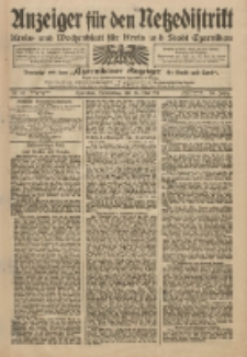 Anzeiger für den Netzedistrikt Kreis- und Wochenblatt für Kreis und Stadt Czarnikau 1911.05.25 Jg.59 Nr62