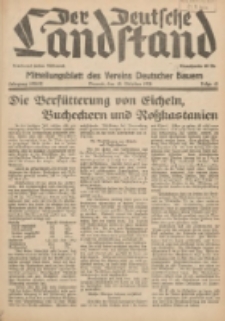 Der Deutsche Landstand: Mitteilungsblatt des Vereins Deutscher Bauern 1938.10.19 Jg.2 F.42