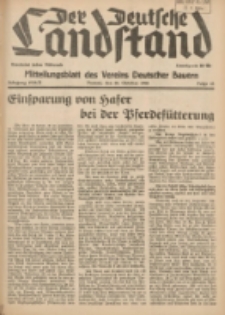 Der Deutsche Landstand: Mitteilungsblatt des Vereins Deutscher Bauern 1938.10.26 Jg.2 F.43