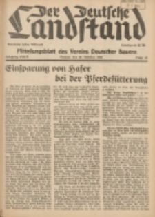 Der Deutsche Landstand: Mitteilungsblatt des Vereins Deutscher Bauern 1938.10.26 Jg.2 F.43