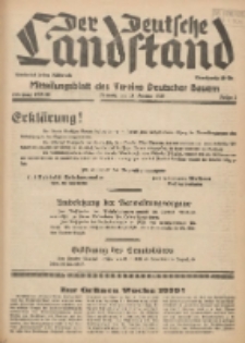 Der Deutsche Landstand: Mitteilungsblatt des Vereins Deutscher Bauern 1939.01.11 Jg.3 F.2