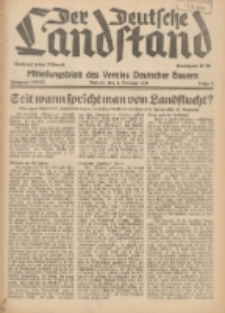 Der Deutsche Landstand: Mitteilungsblatt des Vereins Deutscher Bauern 1939.02.01 Jg.3 F.5