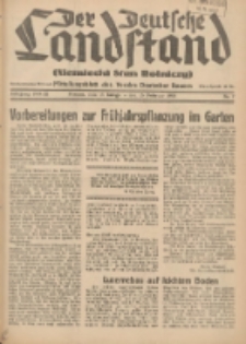 Der Deutsche Landstand: Mitteilungsblatt des Vereins Deutscher Bauern 1939.02.15 Jg.3 F.7
