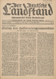 Der Deutsche Landstand: Mitteilungsblatt des Vereins Deutscher Bauern 1939.03.22 Jg.3 F.12
