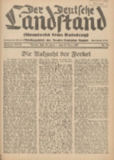 Der Deutsche Landstand: Mitteilungsblatt des Vereins Deutscher Bauern 1939.03.29 Jg.3 F.13
