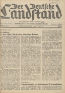 Der Deutsche Landstand: Mitteilungsblatt des Vereins Deutscher Bauern 1939.04.12 Jg.3 F.15
