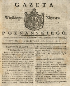 Gazeta Wielkiego Xięstwa Poznańskiego 1820.07.26 Nr60