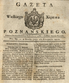 Gazeta Wielkiego Xięstwa Poznańskiego 1820.08.23 Nr68