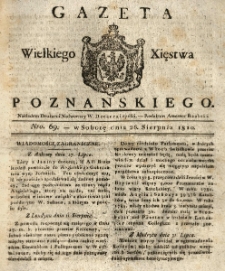 Gazeta Wielkiego Xięstwa Poznańskiego 1820.08.26 Nr69