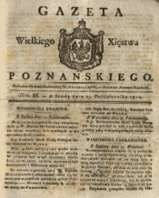 Gazeta Wielkiego Xięstwa Poznańskiego 1820.10.25 Nr86