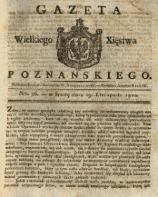 Gazeta Wielkiego Xięstwa Poznańskiego 1820.11.29 Nr96