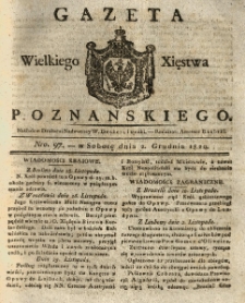 Gazeta Wielkiego Xięstwa Poznańskiego 1820.12.02 Nr97