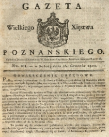 Gazeta Wielkiego Xięstwa Poznańskiego 1820.12.16 Nr101