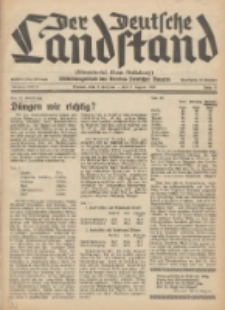 Der Deutsche Landstand: Mitteilungsblatt des Vereins Deutscher Bauern 1939.08.02 Jg.3 F.31