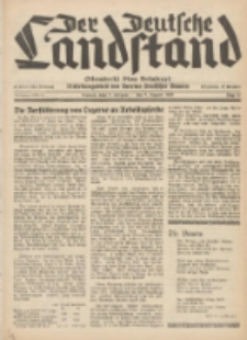 Der Deutsche Landstand: Mitteilungsblatt des Vereins Deutscher Bauern 1939.08.09 Jg.3 F.32
