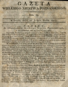 Gazeta Wielkiego Xięstwa Poznańskiego 1815.07.12 Nr55