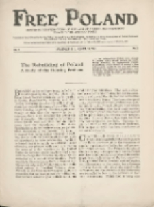Free Poland: the truth about Poland and her peoplepublished by the Polish National Council of America 1918.10.16 Vol.5 Nr2