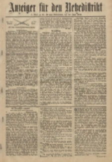 Anzeiger f&uuml;r den Netzedistrikt Kreis- und Wochenblatt f&uuml;r Kreis und Stadt Czarnikau 1911.06.10 Jg.59 Nr68