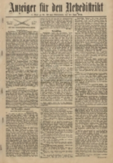 Anzeiger für den Netzedistrikt Kreis- und Wochenblatt für Kreis und Stadt Czarnikau 1911.06.10 Jg.59 Nr68