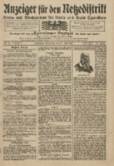 Anzeiger f&uuml;r den Netzedistrikt Kreis- und Wochenblatt f&uuml;r Kreis und Stadt Czarnikau 1911.06.17 Jg.59 Nr71