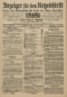 Anzeiger für den Netzedistrikt Kreis- und Wochenblatt für Kreis und Stadt Czarnikau 1911.06.20 Jg.59 Nr72