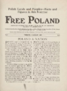 Free Poland: the truth about Poland and her peoplepublished by the Polish National Council of America 1919.02.01 Vol.5 Nr9