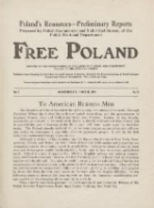 Free Poland: the truth about Poland and her peoplepublished by the Polish National Council of America 1919.03.16 Vol.5 Nr12