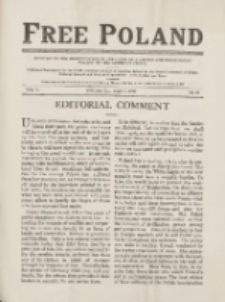Free Poland: the truth about Poland and her peoplepublished by the Polish National Council of America 1919.07.01 Vol.5 Nr19