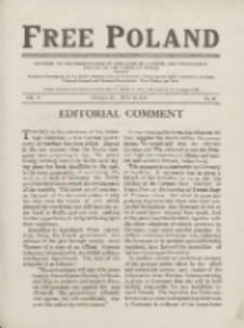 Free Poland: the truth about Poland and her peoplepublished by the Polish National Council of America 1919.07.16 Vol.5 Nr20