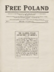 Free Poland: the truth about Poland and her peoplepublished by the Polish National Council of America 1919.09.01 Vol.5 Nr23