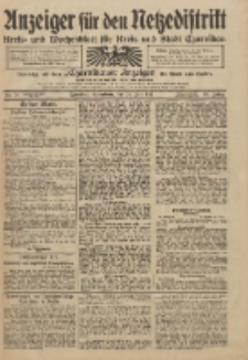 Anzeiger f&uuml;r den Netzedistrikt Kreis- und Wochenblatt f&uuml;r Kreis und Stadt Czarnikau 1911.06.24 Jg.59 Nr74