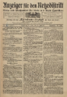 Anzeiger für den Netzedistrikt Kreis- und Wochenblatt für Kreis und Stadt Czarnikau 1911.06.29 Jg.59 Nr76