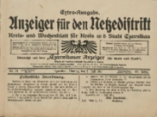 Anzeiger für den Netzedistrikt Kreis- und Wochenblatt für Kreis und Stadt Czarnikau 1911.07.08 Jg.59 Nr78