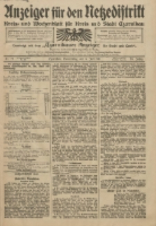 Anzeiger f&uuml;r den Netzedistrikt Kreis- und Wochenblatt f&uuml;r Kreis und Stadt Czarnikau 1911.07.06 Jg.59 Nr79