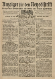 Anzeiger f&uuml;r den Netzedistrikt Kreis- und Wochenblatt f&uuml;r Kreis und Stadt Czarnikau 1911.07.13 Jg.59 Nr82