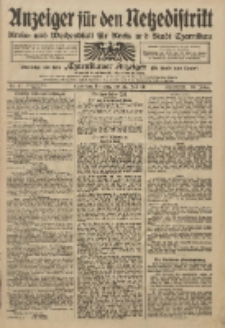 Anzeiger f&uuml;r den Netzedistrikt Kreis- und Wochenblatt f&uuml;r Kreis und Stadt Czarnikau 1911.07.25 Jg.59 Nr87