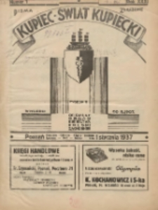 Kupiec-Świat Kupiecki; pisma złączone; oficjalny organ kupiectwa Polski Zachodniej 1937.01.01 R.31 Nr1