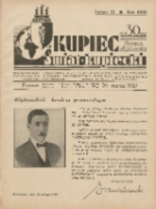 Kupiec-Świat Kupiecki; pisma złączone; oficjalny organ kupiectwa Polski Zachodniej 1937.03.26 R.31 Nr13