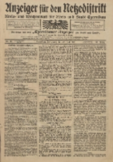 Anzeiger f&uuml;r den Netzedistrikt Kreis- und Wochenblatt f&uuml;r Kreis und Stadt Czarnikau 1911.07.27 Jg.59 Nr88