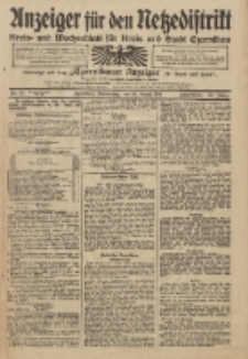 Anzeiger f&uuml;r den Netzedistrikt Kreis- und Wochenblatt f&uuml;r Kreis und Stadt Czarnikau 1911.08.10 Jg.59 Nr94
