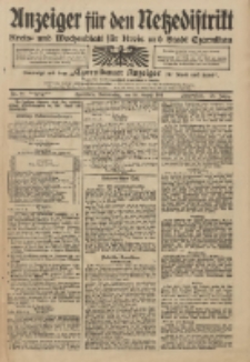 Anzeiger für den Netzedistrikt Kreis- und Wochenblatt für Kreis und Stadt Czarnikau 1911.08.10 Jg.59 Nr94