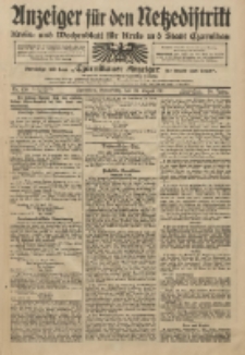 Anzeiger für den Netzedistrikt Kreis- und Wochenblatt für Kreis und Stadt Czarnikau 1911.08.24 Jg.59 Nr100