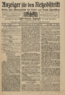 Anzeiger f&uuml;r den Netzedistrikt Kreis- und Wochenblatt f&uuml;r Kreis und Stadt Czarnikau 1911.08.31 Jg.59 Nr103
