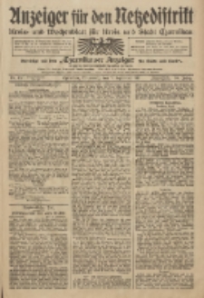 Anzeiger für den Netzedistrikt Kreis- und Wochenblatt für Kreis und Stadt Czarnikau 1911.09.07 Jg.59 Nr107