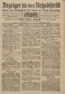 Anzeiger für den Netzedistrikt Kreis- und Wochenblatt für Kreis und Stadt Czarnikau 1911.09.12 Jg.59 Nr109