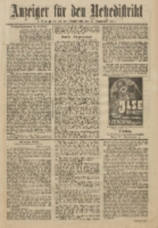 Anzeiger f&uuml;r den Netzedistrikt Kreis- und Wochenblatt f&uuml;r Kreis und Stadt Czarnikau 1911.09.16 Jg.59 Nr111