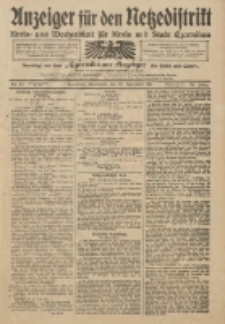 Anzeiger für den Netzedistrikt Kreis- und Wochenblatt für Kreis und Stadt Czarnikau 1911.09.23 Jg.59 Nr114