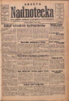 Gazeta Nadnotecka: pismo narodowe poświęcone sprawie polskiej na ziemi nadnoteckiej 1933.07.07 R.13 Nr153