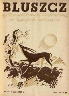 Bluszcz. Społeczno literacki ilustrowany tygodnik kobiecy 1934.05.05 R.67 nr18