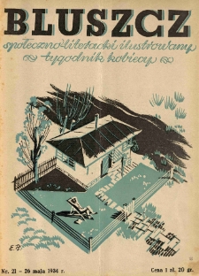 Bluszcz. Społeczno literacki ilustrowany tygodnik kobiecy 1934.05.26 R.67 nr21